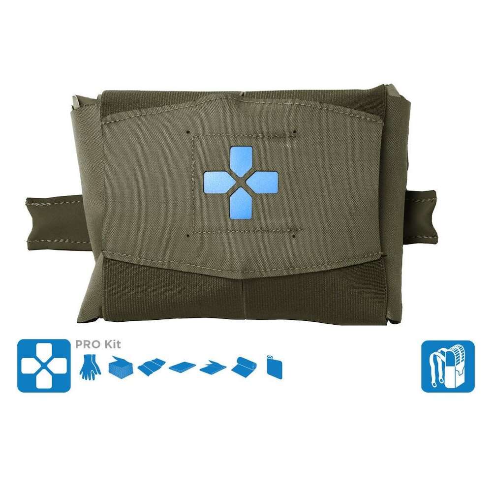 Safety Protection Blue Force Gear Ready Series BFG Micro Plus Trauma Kit NOW  MOLLE Helium Whisper Pro Supplies Ranger Grn • Model: Ready Series